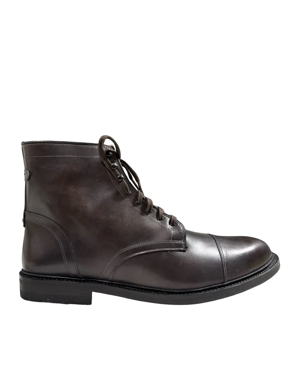 Allen Edmonds Landon Brown Leather Cap Toe Lace Up Boots Men’s Size 14 USA